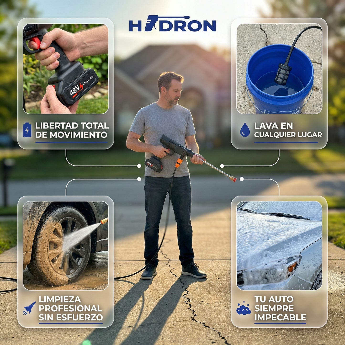 HYDRON™ Hidrolavadora Portatil