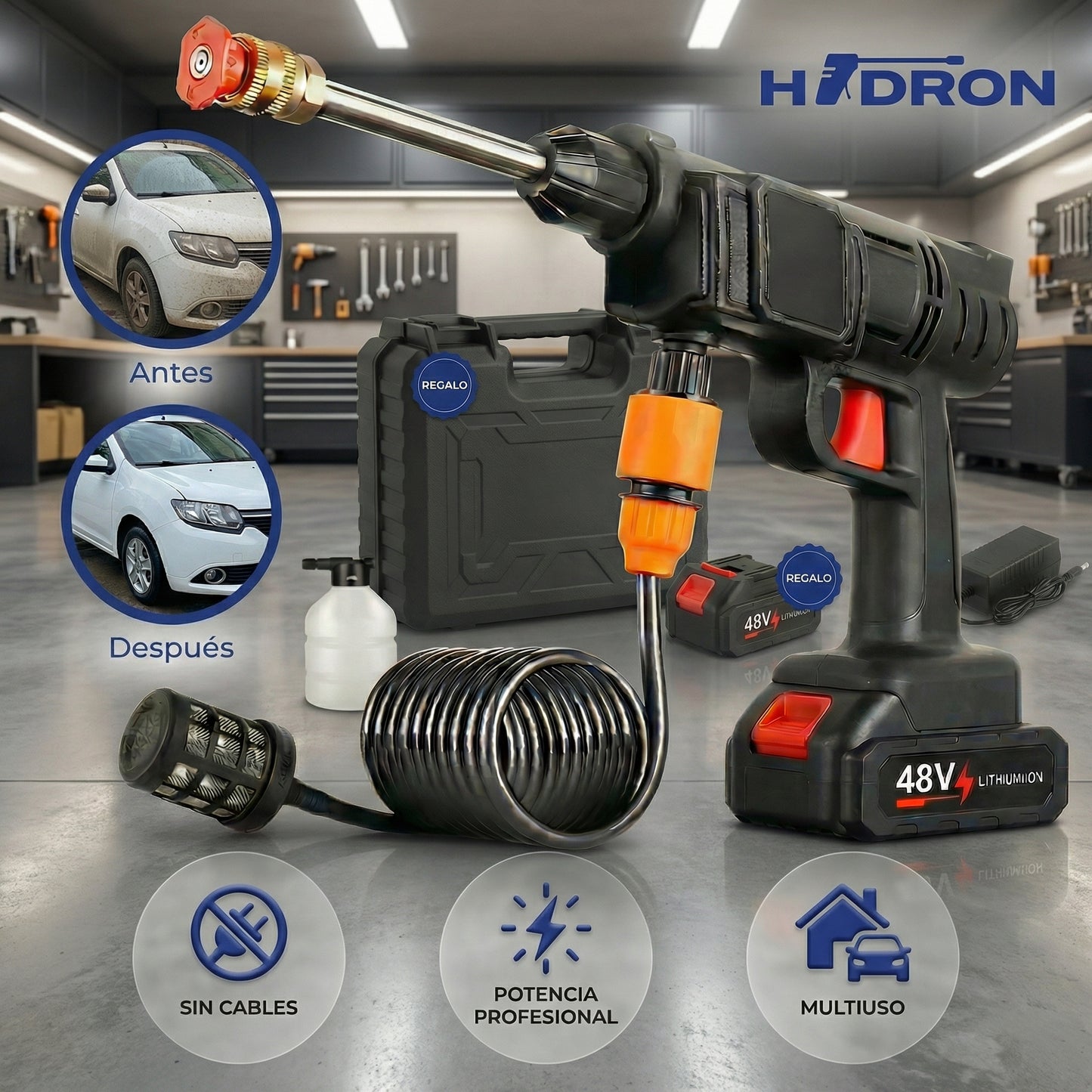 HYDRON™ Hidrolavadora Portatil